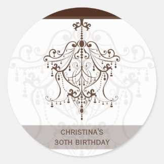 STICKER / SEAL :: chandelier 1