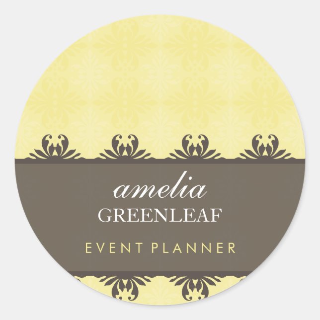 STICKER SEAL :: design à motif 1 (Devant)