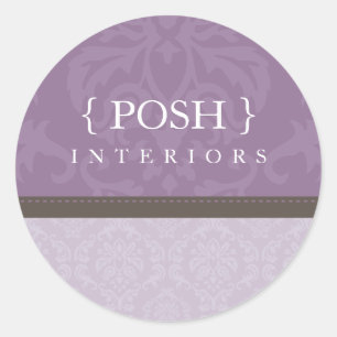 STICKER SEAL :: divinely damask 5B