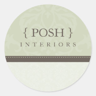 STICKER SEAL :: divinely damask 9B