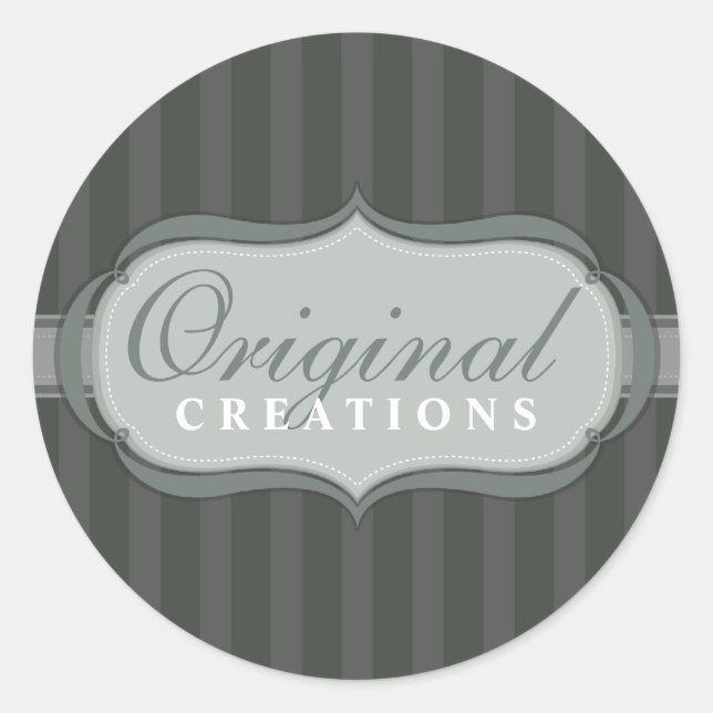 STICKER SEAL :: elegant flamboyant 3 (Front)