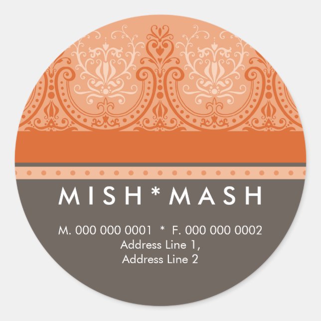 STICKER SEAL :: glam 5 (Front)