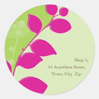 STICKER SEAL :: gum foliage 6