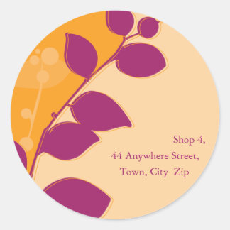STICKER SEAL :: gum foliage 8
