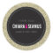 STICKER SEAL modern simple old gold glitter black