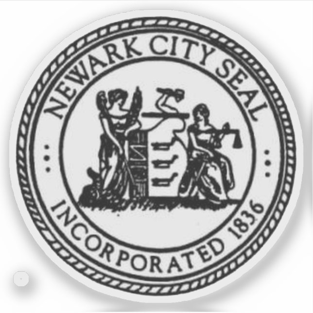 Sticker Seal of Newark, New Jersey, USA (Devant)