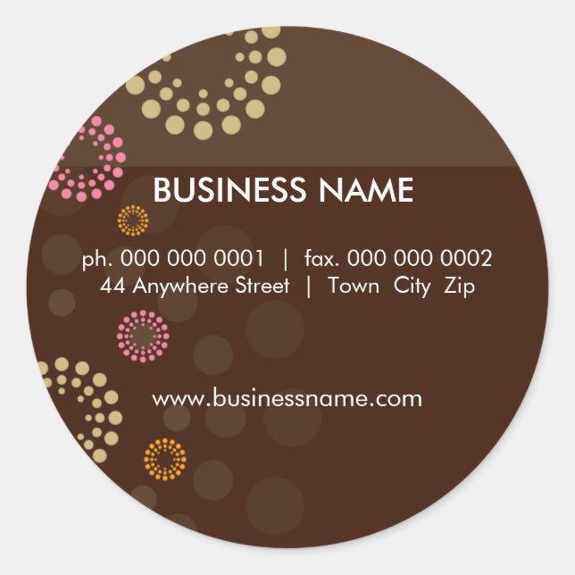 STICKER SEAL :: retrospot 2 (Front)