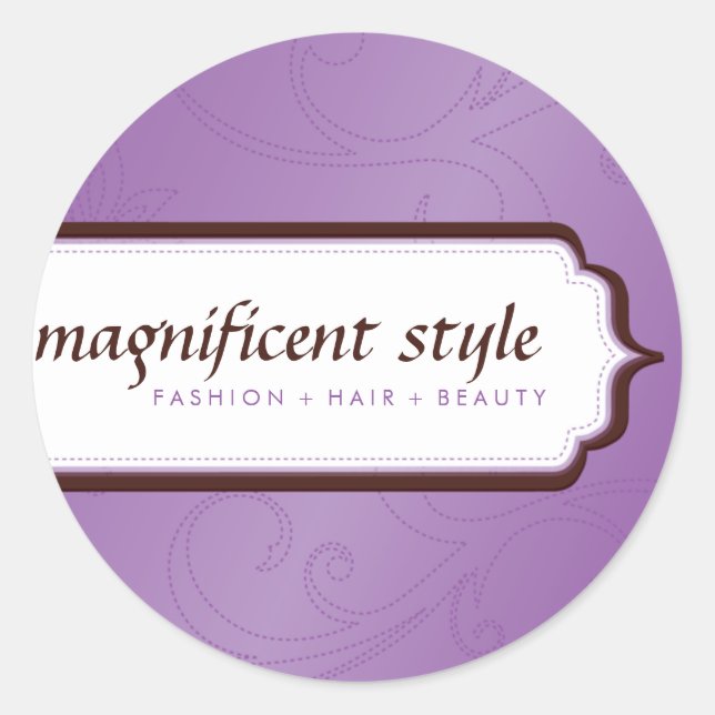 STICKER SEAL :: stylish magnificence 3 (Front)