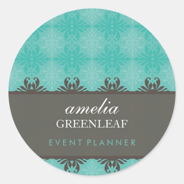 STICKER SEAL :: stylish patterned 5 (Front)