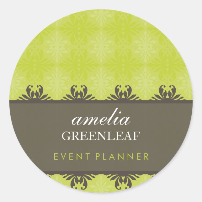 STICKER SEAL :: stylish patterned 7 (Front)