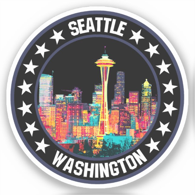 Sticker Seattle (Recto)