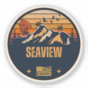 Sticker Seaview, Hawaii