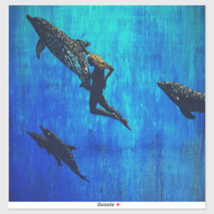 Sticker Secourir les dauphins