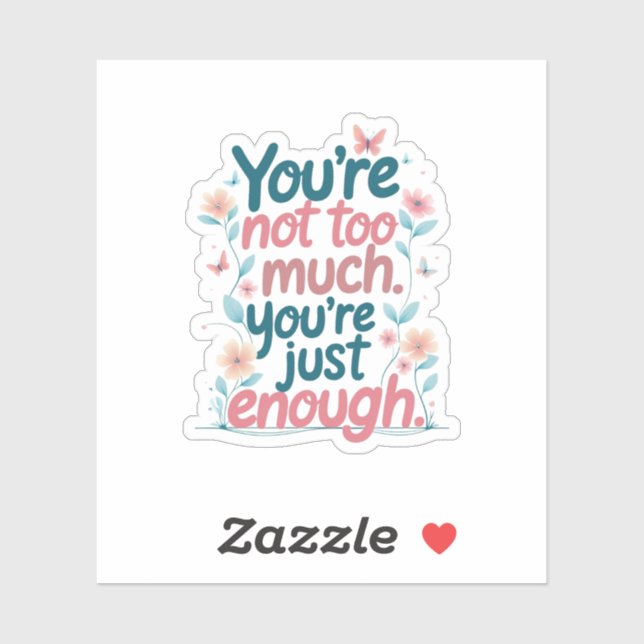 Sticker Self-Acceptance  (Feuille)