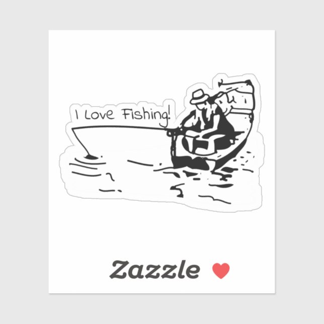 Sticker Semaine de la pêche - J'aime la pêche! (Feuille)