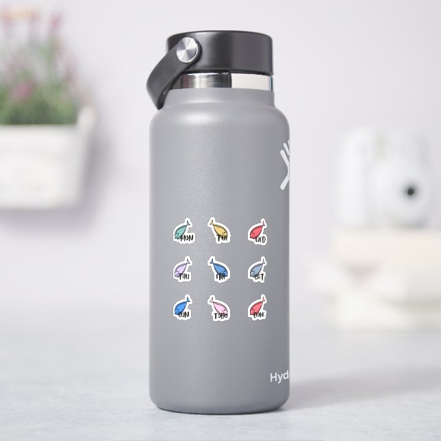 Sticker SemaineJours poissons (HydroFlask)