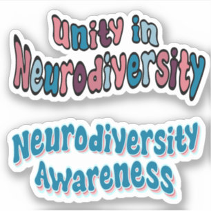 Sticker Sensibilisation à la Neurodiversité Plus de Sticke