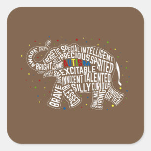 Sticker sensibilisation sur l'autisme : Sticker él