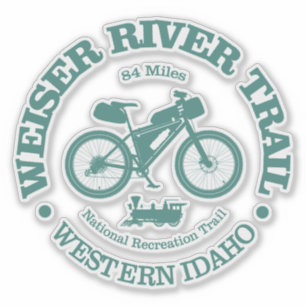 Sticker Sentier de la rivière Weiser (cyclisme)