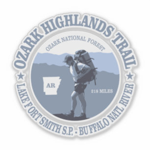 Sticker Sentier des Hautes-Terres d'Ozark (BG)