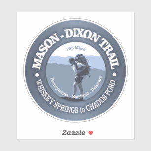 Sticker Sentier Mason-Dixson (BG)