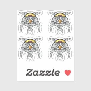 Sticker Seraphim Angel Silver