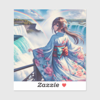 Sticker Sérénité aux chutes