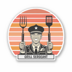 Sticker Sergent Grill BBQ