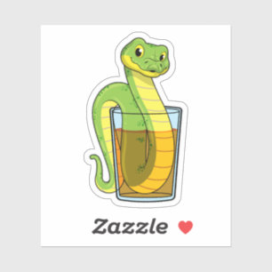 Sticker Serpent avec jus