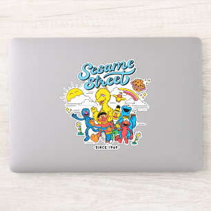 Sticker Sesame Street   Amis depuis 1969
