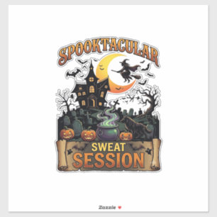 Sticker Session de sudation Spooktacular Maison hantée Sor