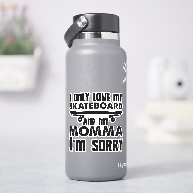 Sticker Seulement Love Skateboard & 4" Kiss Cut Vinyl Stic (HydroFlask)