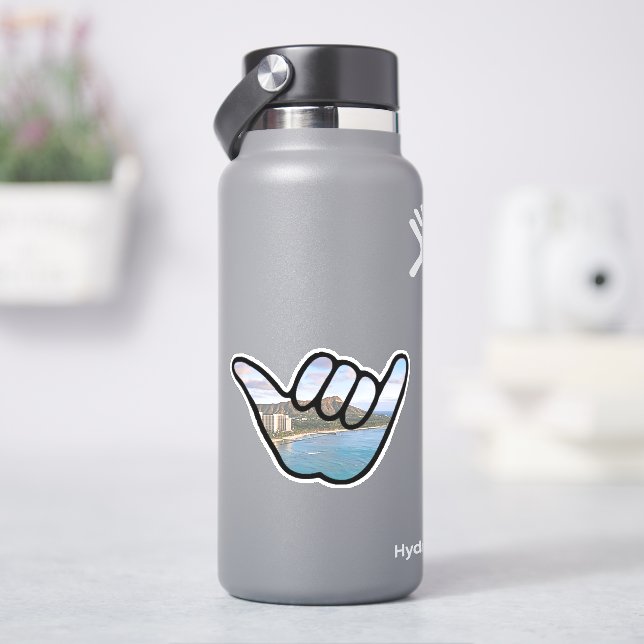 Sticker - Shaka - Tête de diamant (HydroFlask)