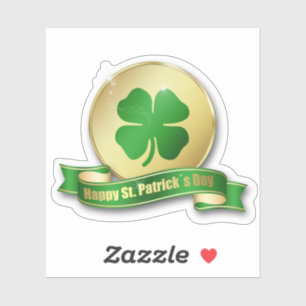 Sticker Shamrock de la pièce de la Saint-Patrick