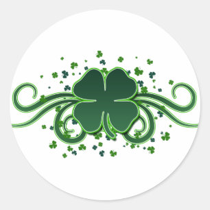 Sticker Shamrock de la Saint-Patrick