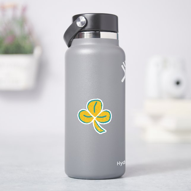 Sticker Shamrock de la  St. Patrick's Day (HydroFlask)