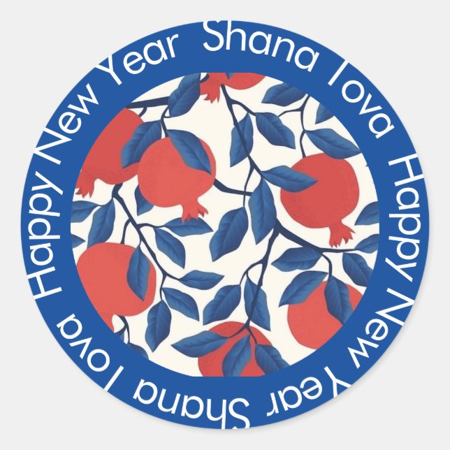 Sticker Shana Tova (Devant)