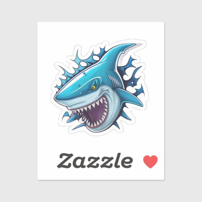 Sticker Shark logo T-Shirt (Feuille)