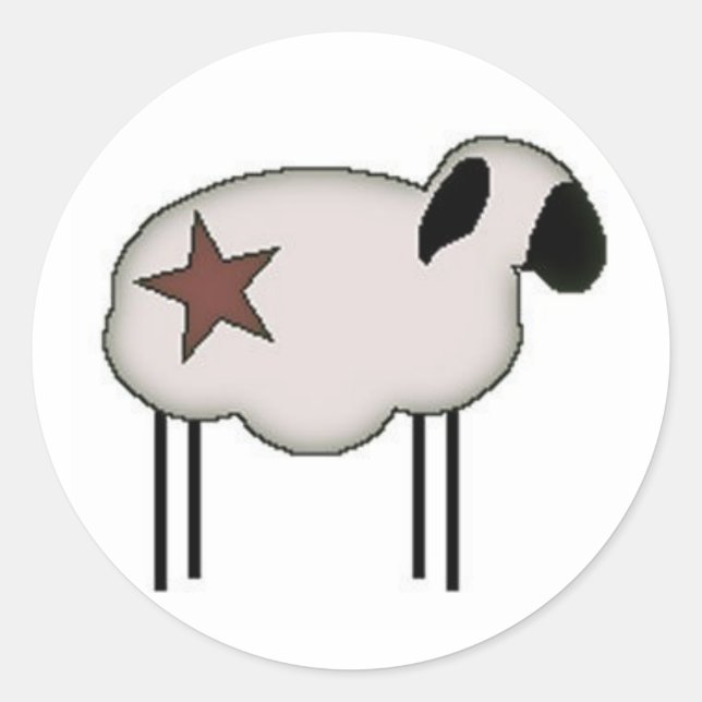 Sticker Sheep #1 (Devant)