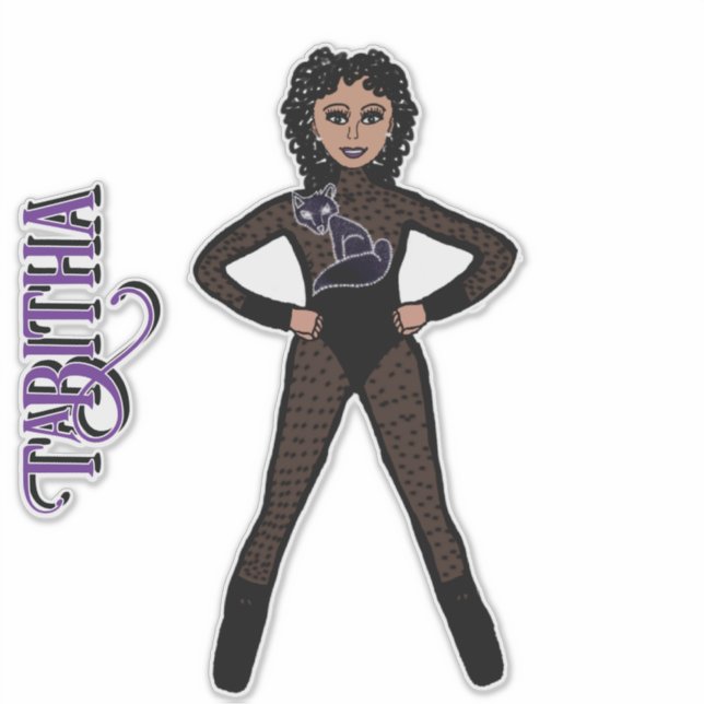 Sticker Sheer Black Spark  Dancer #2 (Devant)