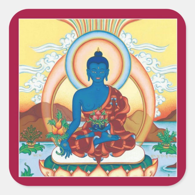 STICKER SHEET - Medicine Buddha - Healing Master (Front)
