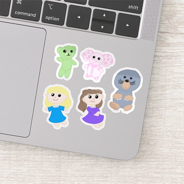 Sticker Sheet - Samantha, Stacy & Friends (Detail)