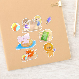 Sticker Sheet - Summer Time Toys