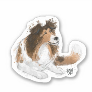 Sticker Sheldon the Sheltie