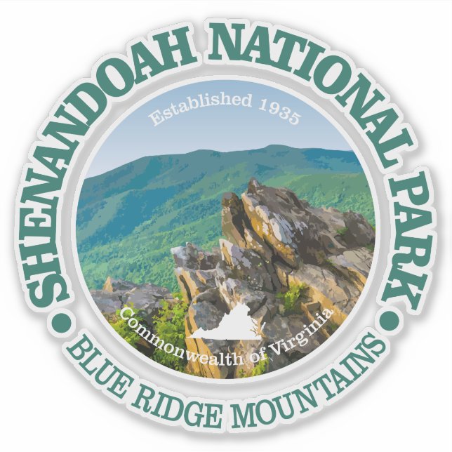 Sticker Shenandoah NP (Devant)