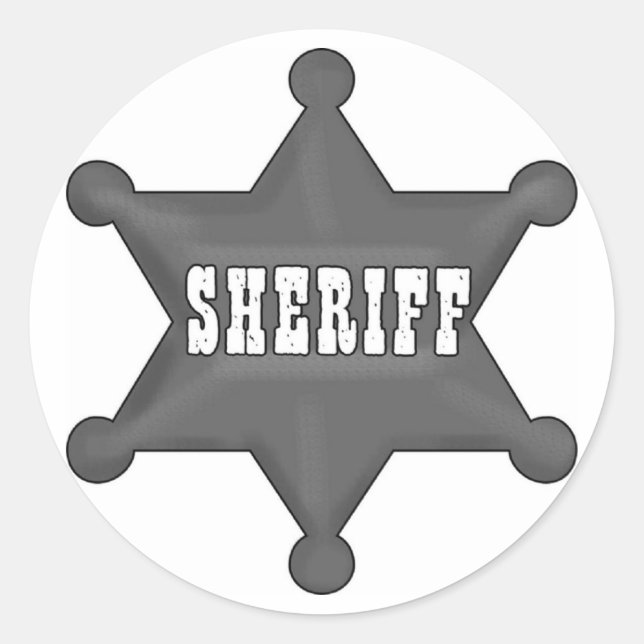 Sticker Sheriff pour enfants (Devant)