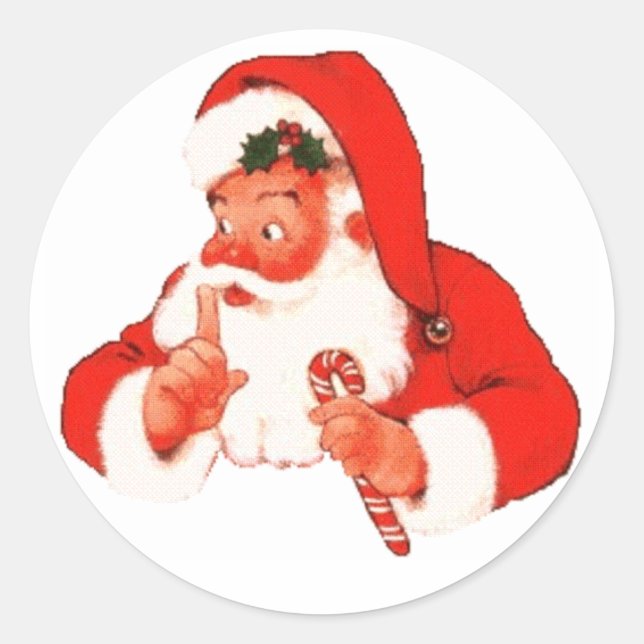 Sticker Shhhh Père Noël (Devant)