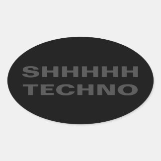 Sticker SHHHH TECHNO