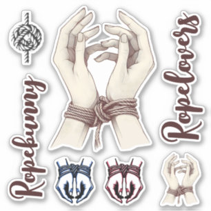 Sticker Shibari : Personnalisez votre passion