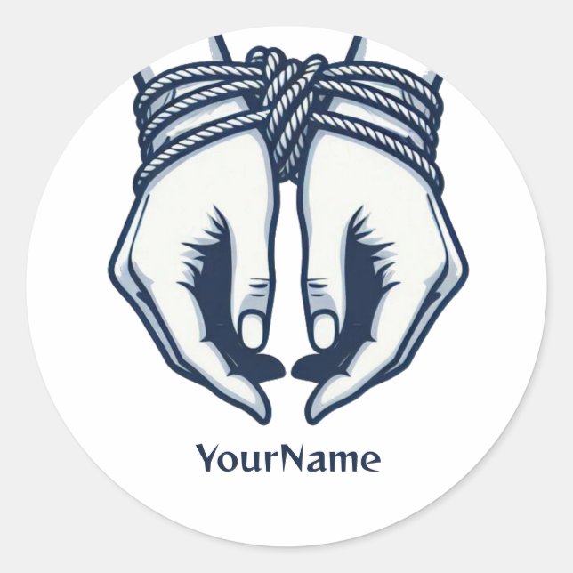 Sticker Shibari : Personnalisez votre passion (Devant)